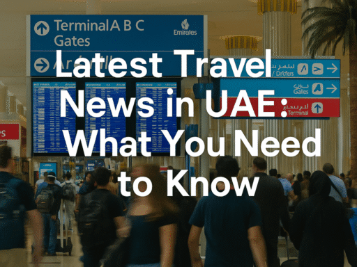 latest travel news in the UAE