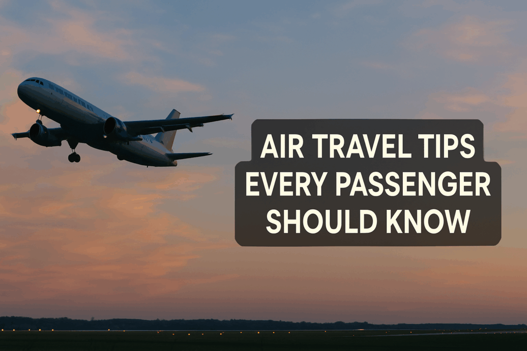 Air Travel Tips Every Passenger Should Know