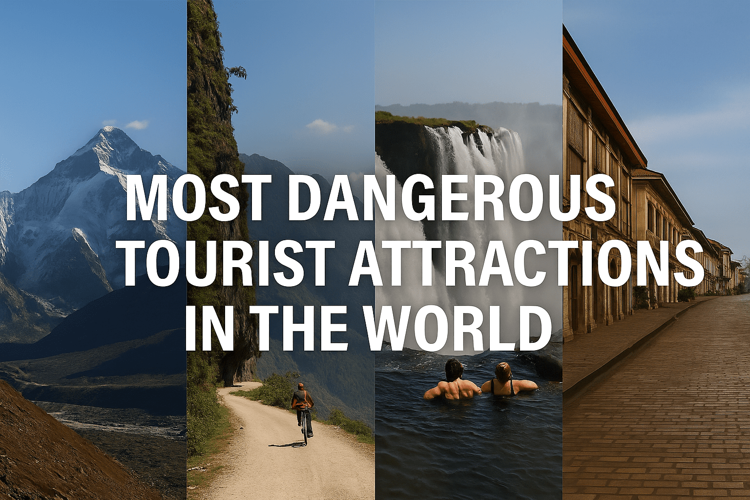 most dangerous tourist attractions in the world