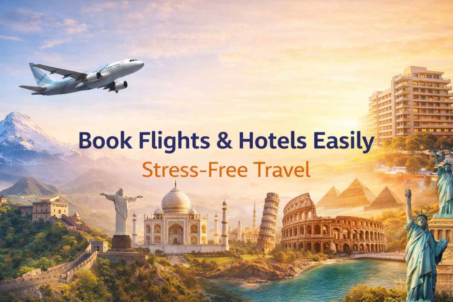 Book Flights & Hotels Easily | Stress-Free Travel