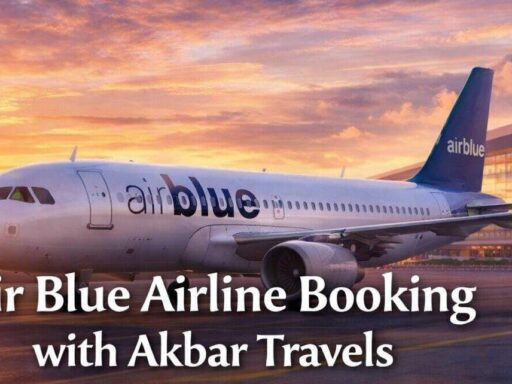 Air Blue Airline Booking with Akbar Travels