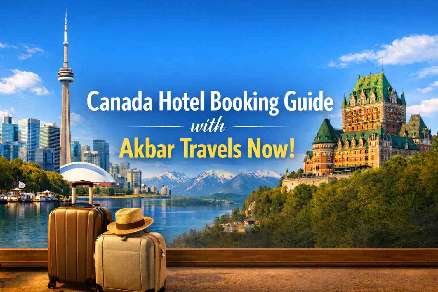 Canada Hotel Booking Guide with Akbar Travels Now!