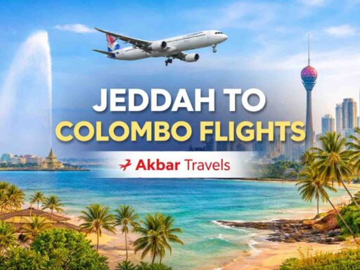 Jeddah to Colombo Flights - Akbar Travels