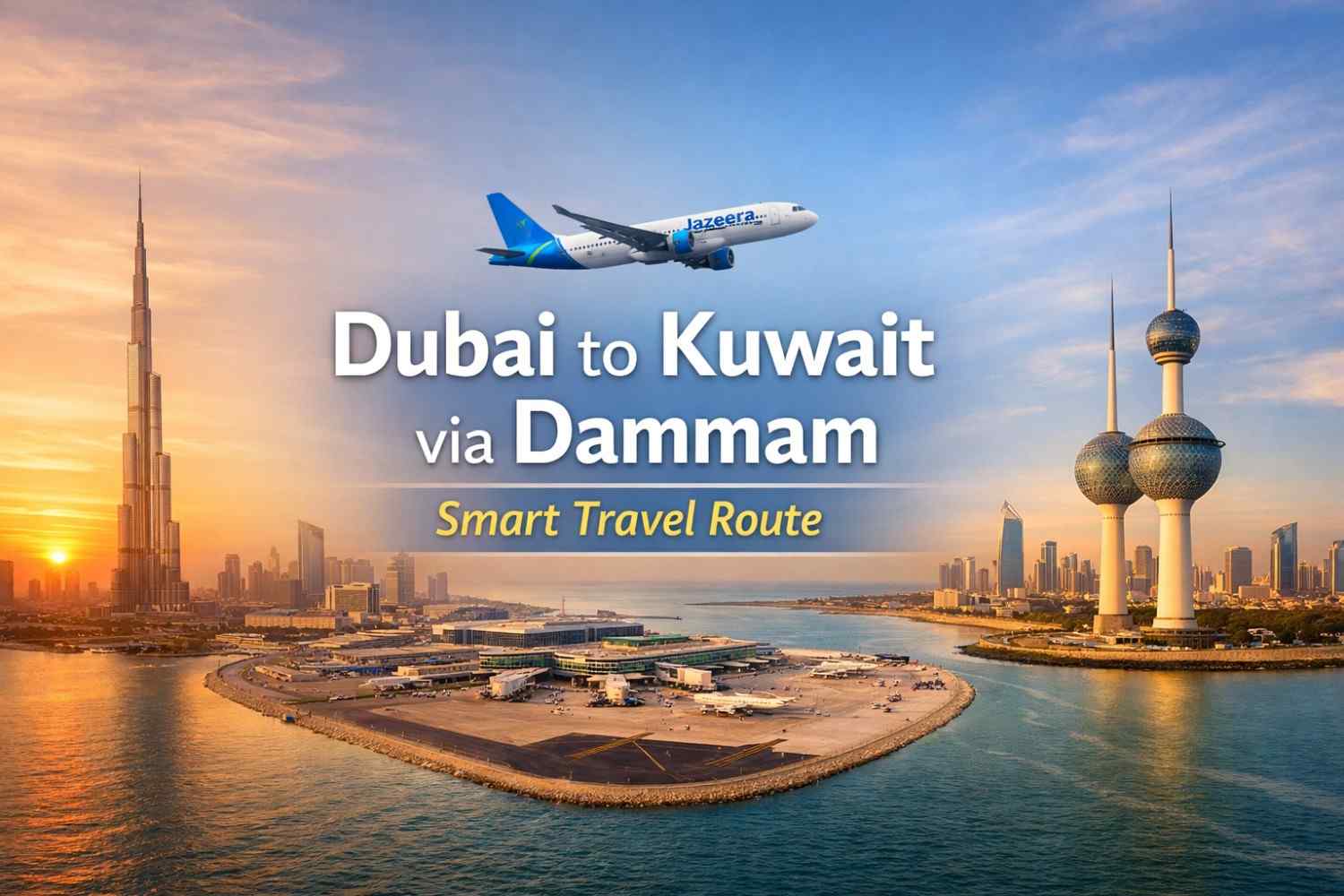 Dubai to Kuwait via Dammam: Smart Travel Route